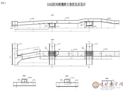 3102工作面回風順槽跨大巷優化設計