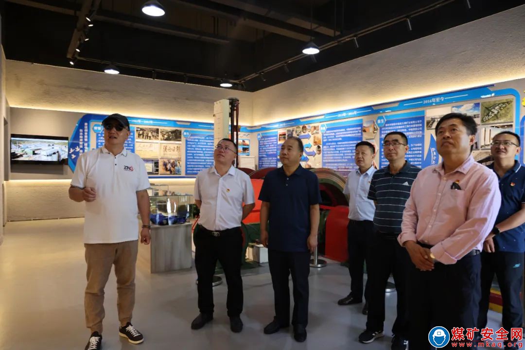渭化公司紀委書記王社教一行到陜西中能煤田有限公司對標交流