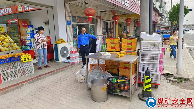 安徽廬江縣郭河鎮：整治占道經營 提升市容秩序