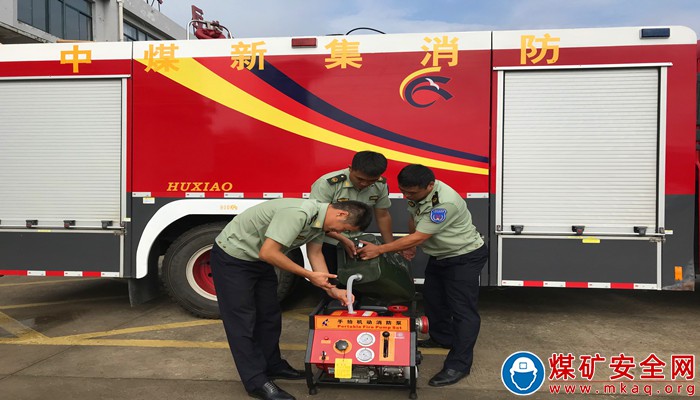 中煤新集公司救護大隊：開展器材裝備檢查測試 全力備戰防汛搶險