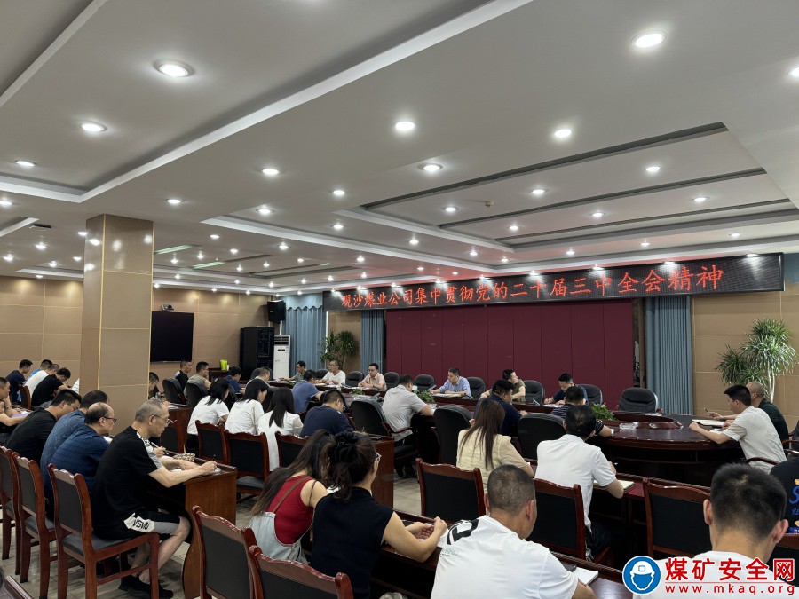 觀沙煤業公司集中貫徹黨的二十屆三中全會精神
