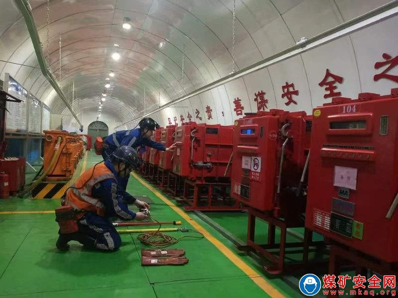 中能袁大灘礦業機電隊：“三保三鎖三護”鑄就安全堅盾